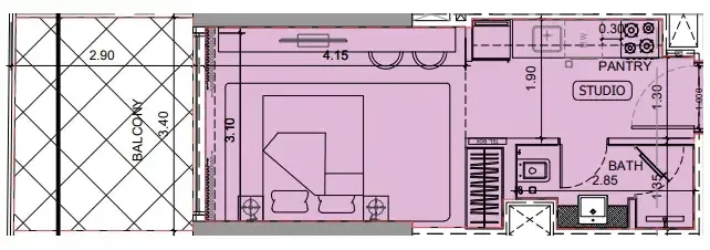 0 BR layout at Project Maybach