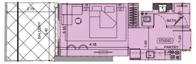 0 BR layout at Project Maybach
