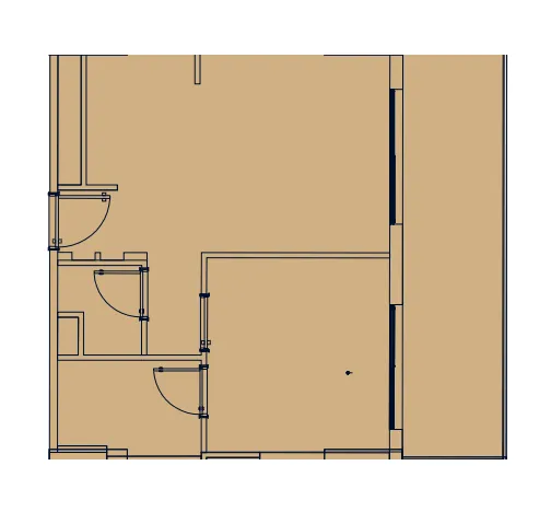 1 BR layout at Azizi Venice 