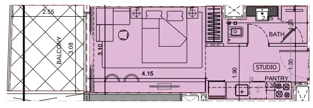 0 BR layout at Project Maybach
