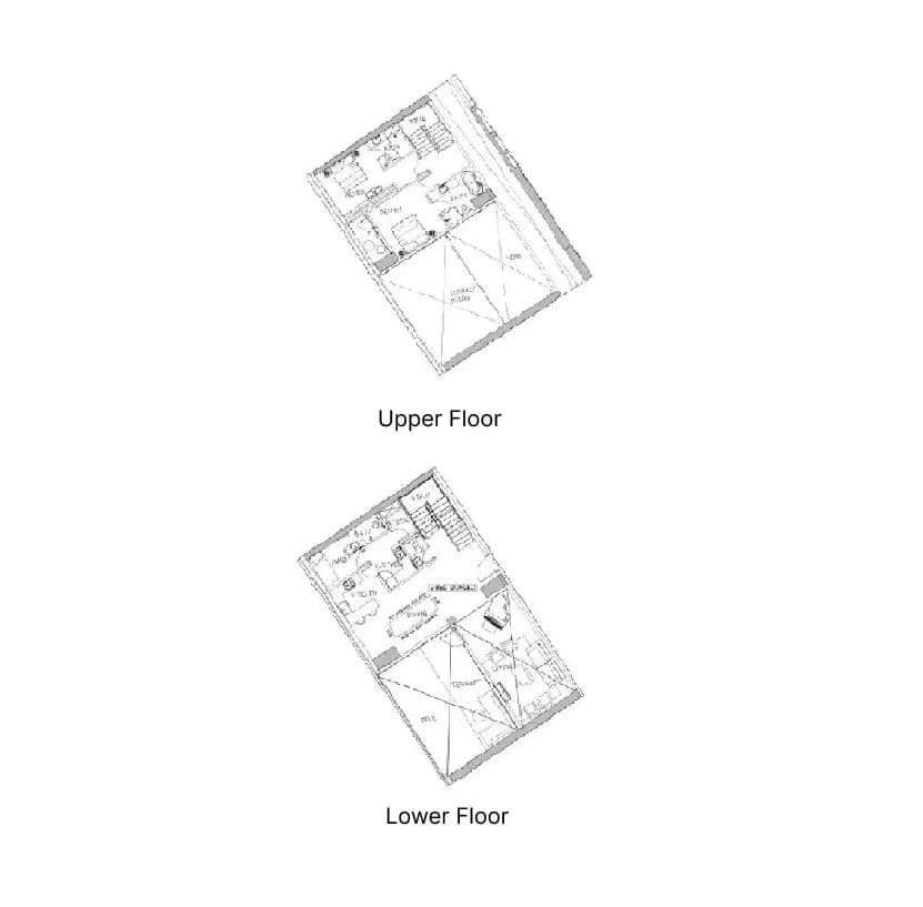 2 BR layout at Safa Two de Grisogono