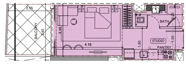 0 BR layout at Project Maybach