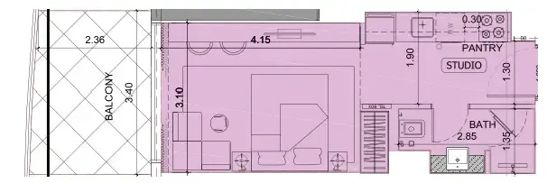 0 BR layout at Project Maybach