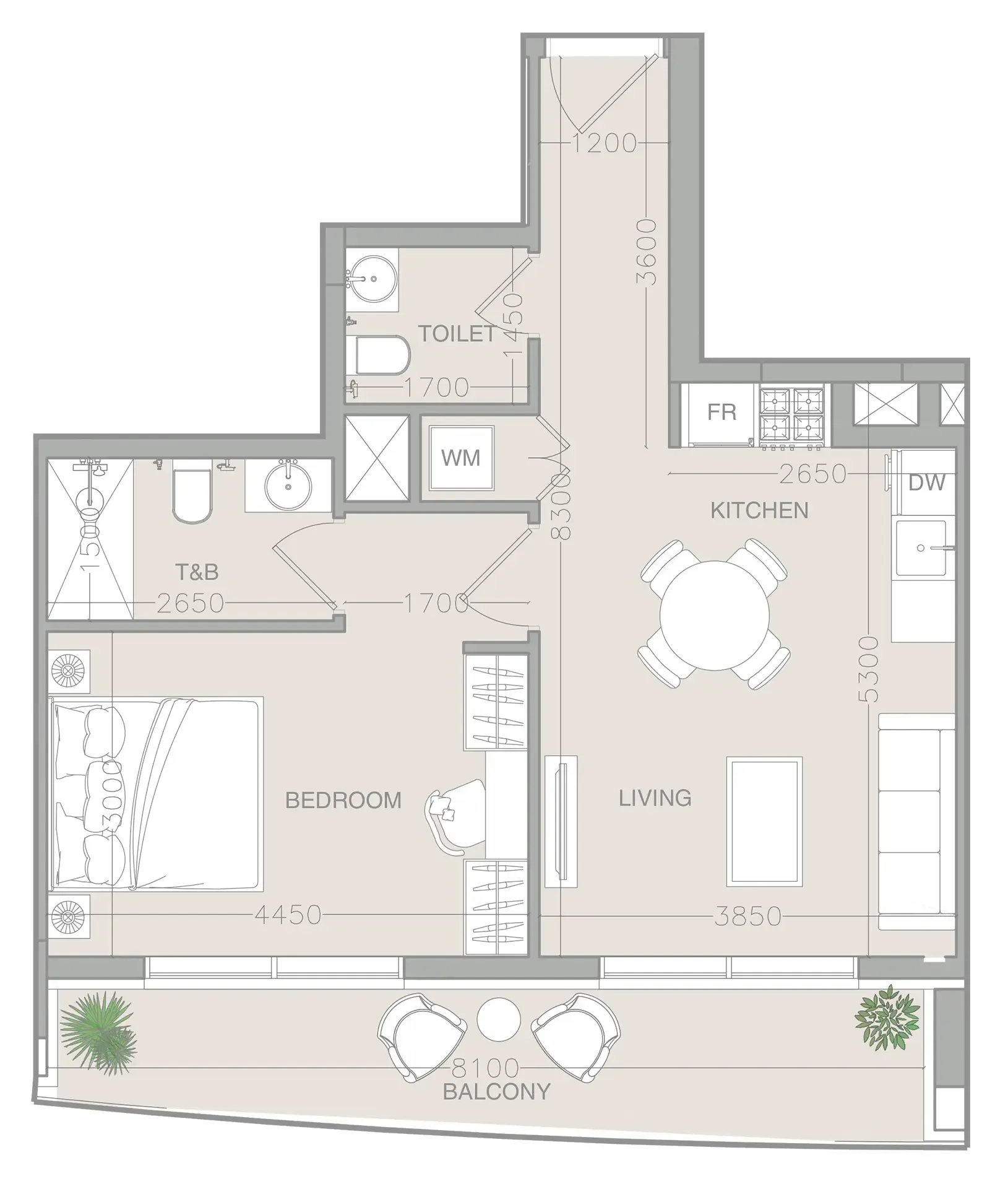 1 BR layout at ELAR1S Axis