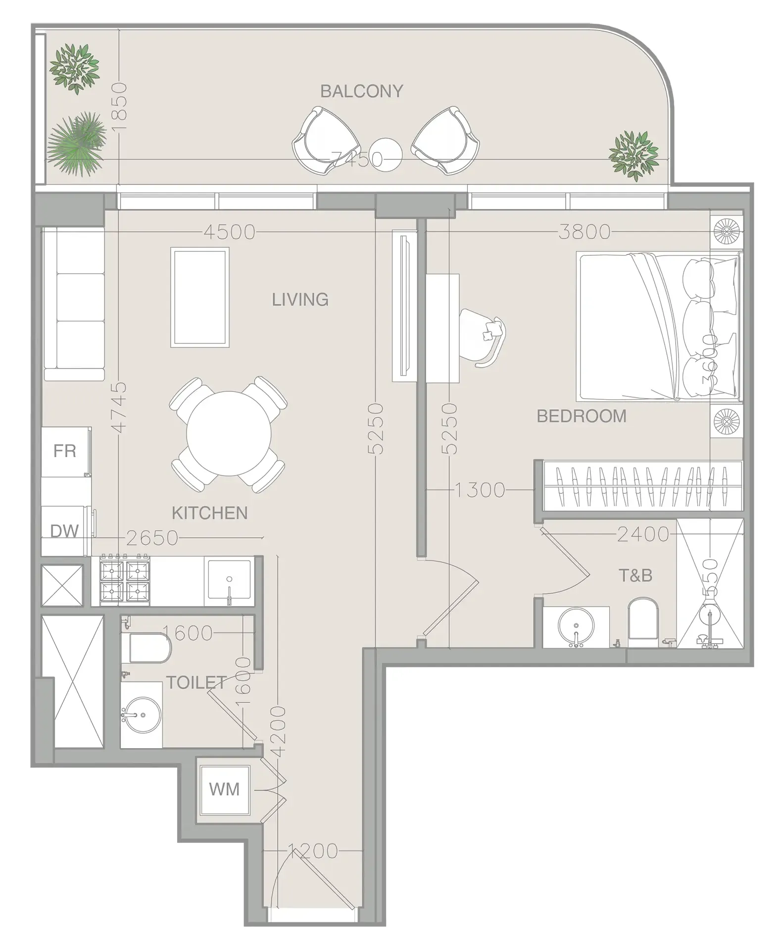 1 BR layout at ELAR1S Axis