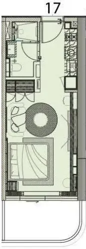 0 BR layout at Cove Edition 6