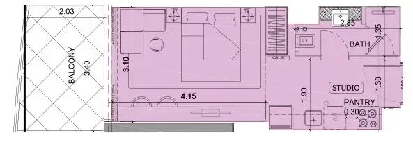 0 BR layout at Project Maybach