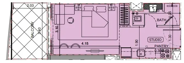 0 BR layout at Project Maybach