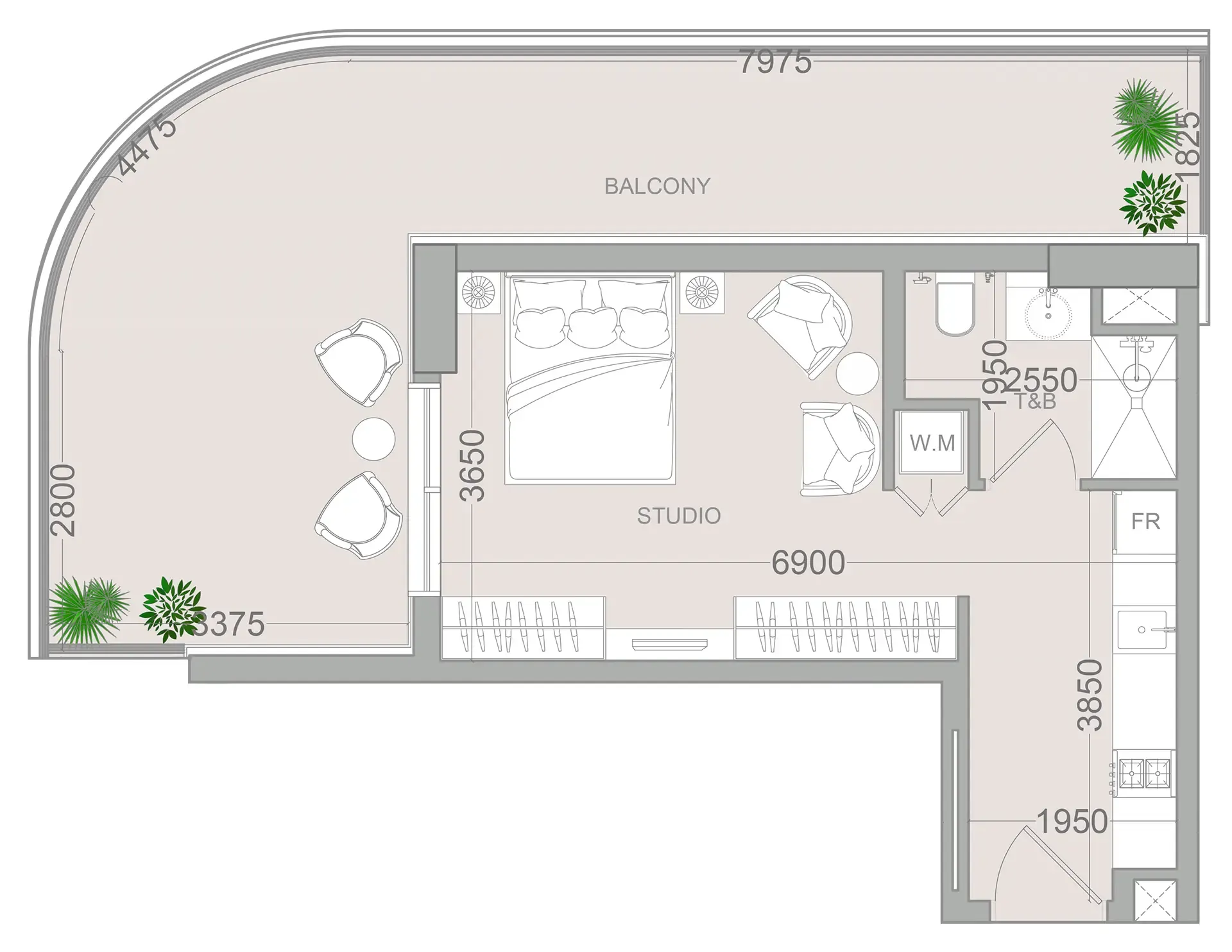 0 BR layout at ELAR1S Sky