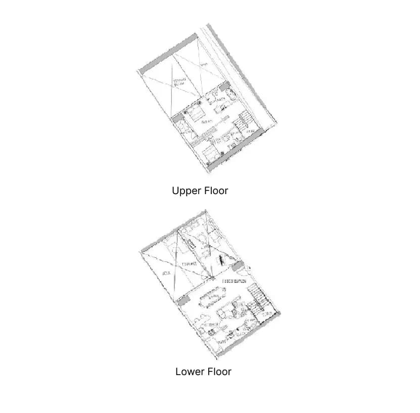 2 BR layout at Safa Two de Grisogono