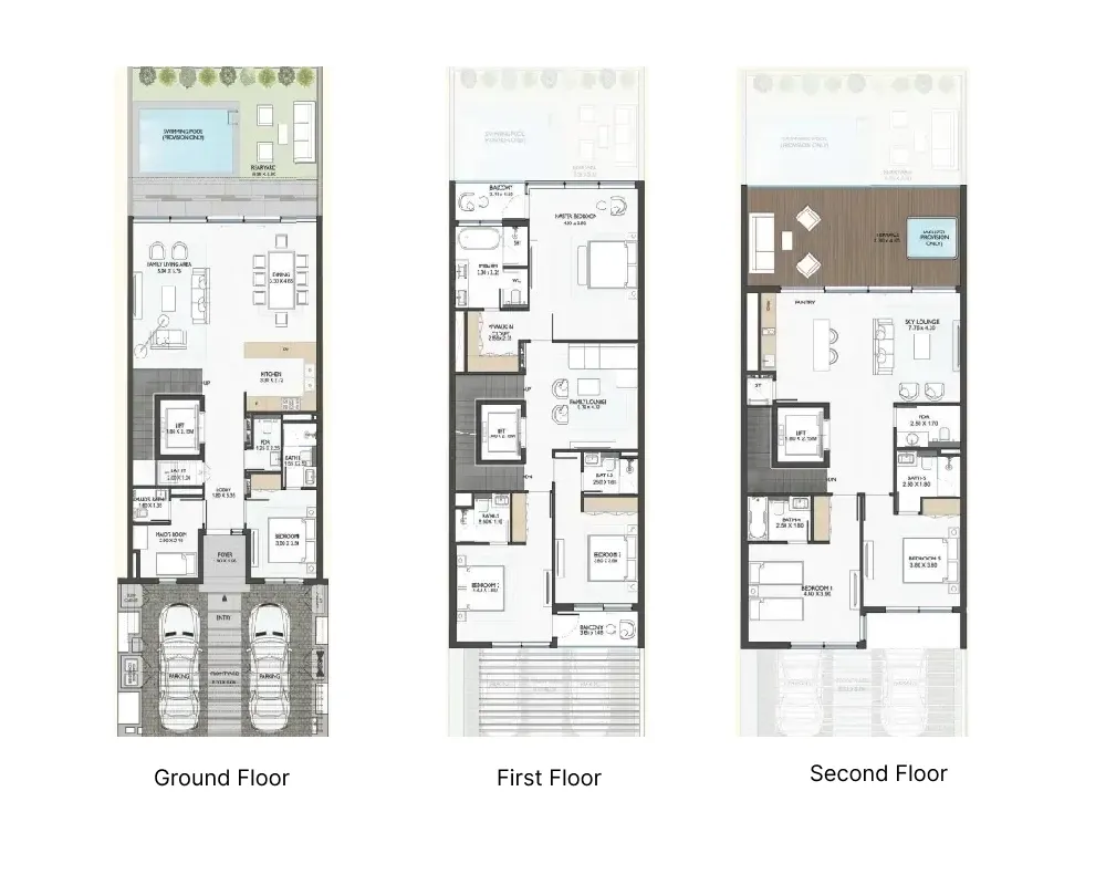 6 BR layout at Terra Golf Collection Phase 2