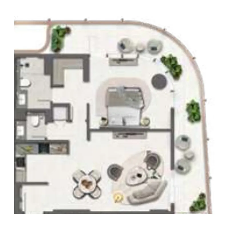 1 BR layout at Hado by Beyond