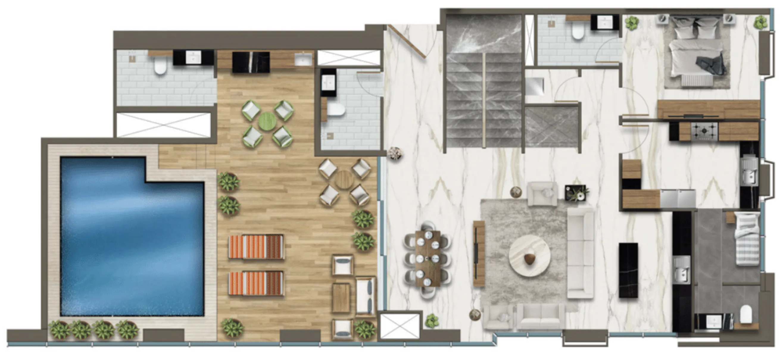 5 BR layout at Aeternitas
