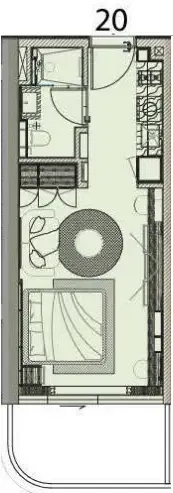0 BR layout at Cove Edition 6