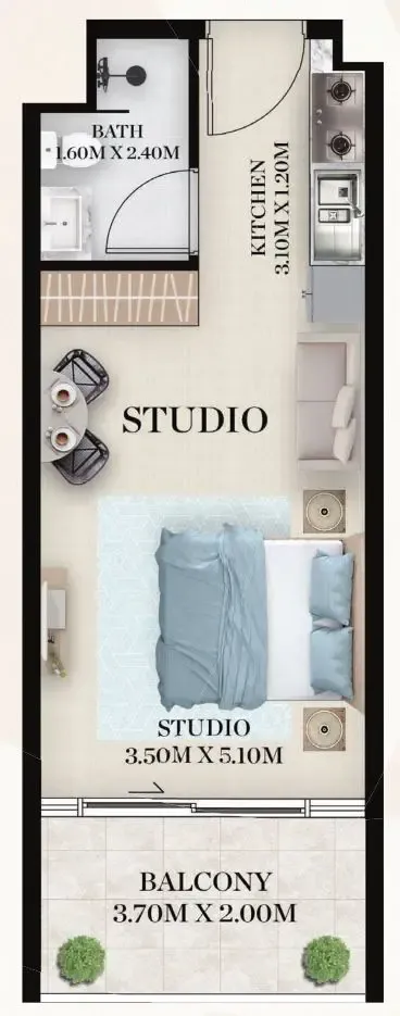 0 BR layout at Chapter 01 by Newbury