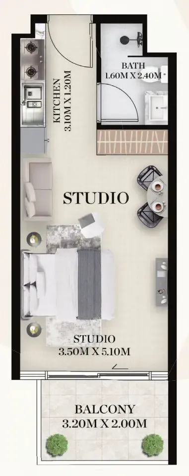 0 BR layout at Chapter 01 by Newbury