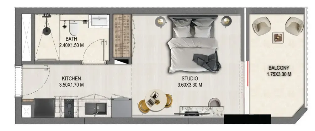 0 BR layout at Divine Elements