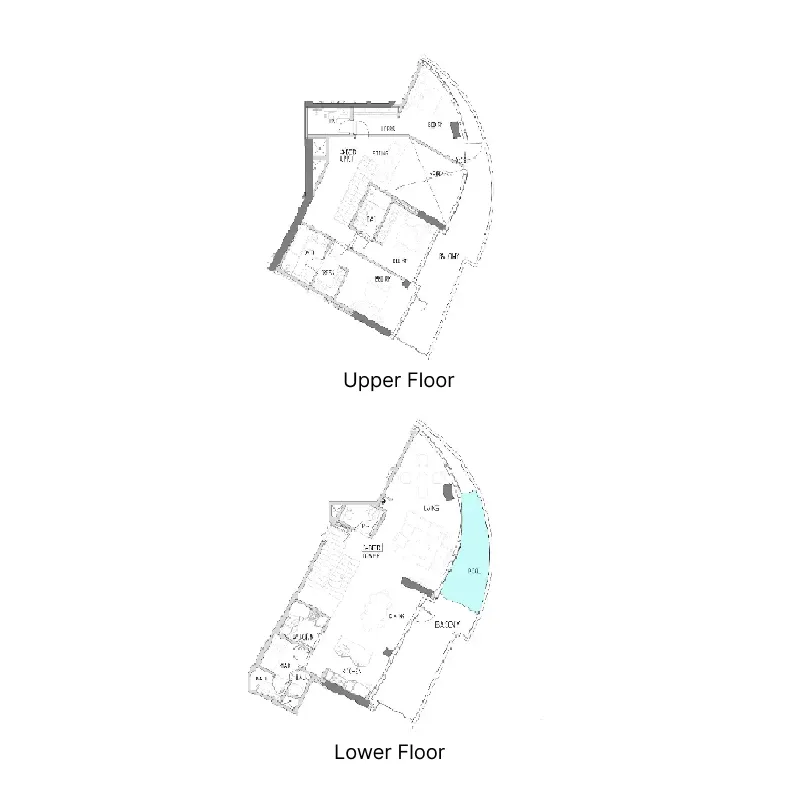 3 BR layout at Canal Heights