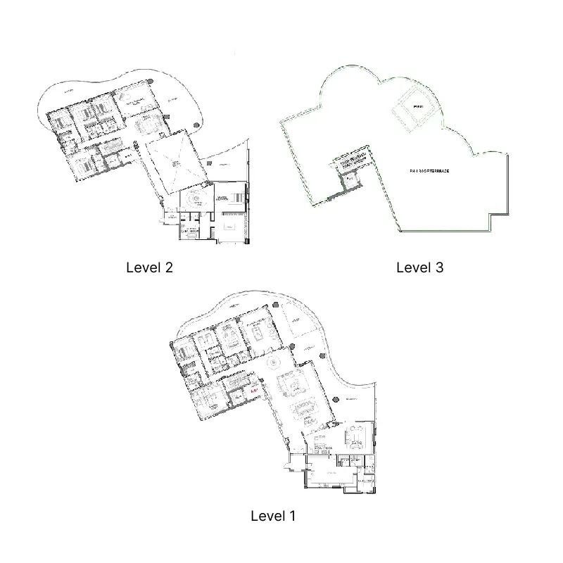 6 BR layout at Cavalli Couture