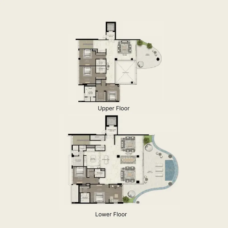 5 BR layout at Cavalli Couture