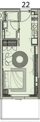 0 BR layout at Cove Edition 6