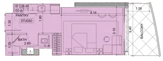 0 BR layout at Project Maybach