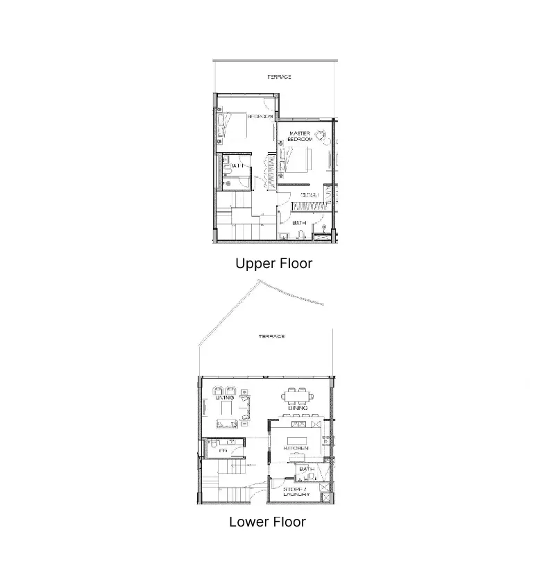 2 BR layout at Golf Greens