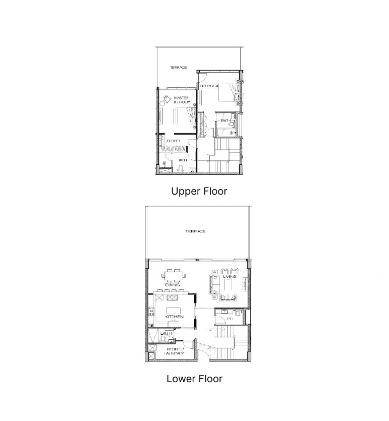 2 BR layout at Golf Greens