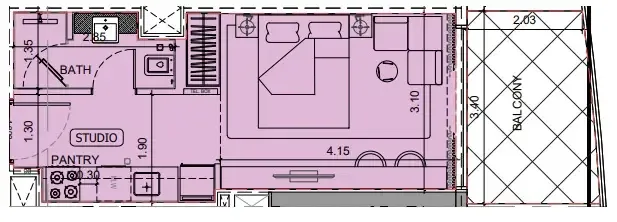 0 BR layout at Project Maybach