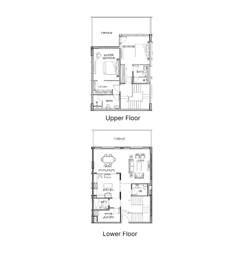 2 BR layout at Golf Greens
