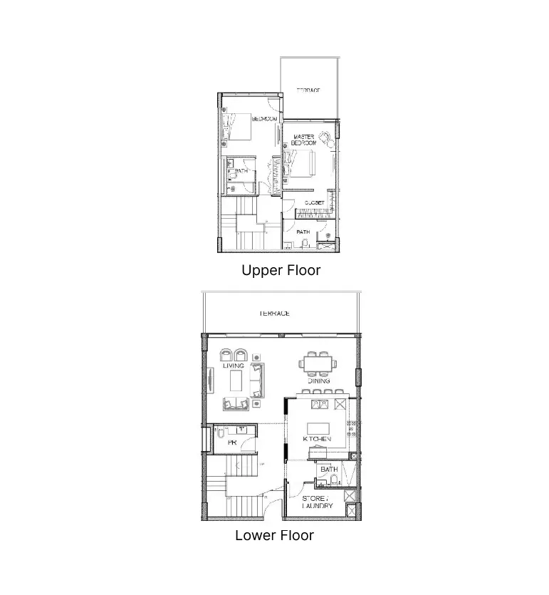 2 BR layout at Golf Greens