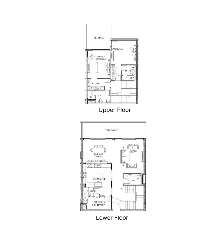 2 BR layout at Golf Greens