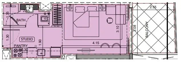 0 BR layout at Project Maybach