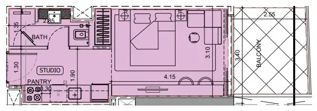0 BR layout at Project Maybach