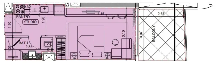 0 BR layout at Project Maybach