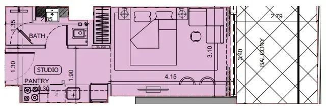 0 BR layout at Project Maybach