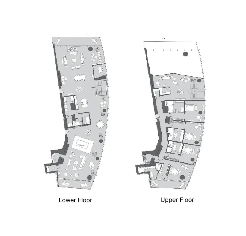4 BR layout at Six Senses Residence