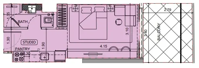 0 BR layout at Project Maybach
