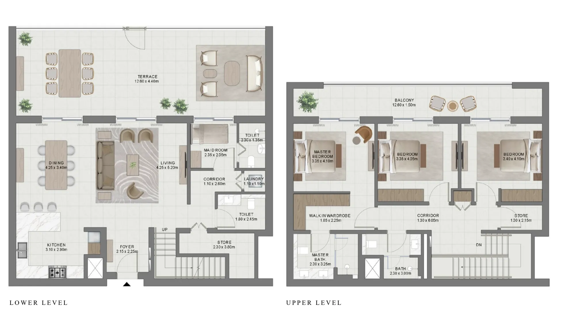 3 BR layout at Golf Hills 2