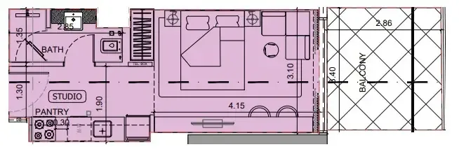 0 BR layout at Project Maybach