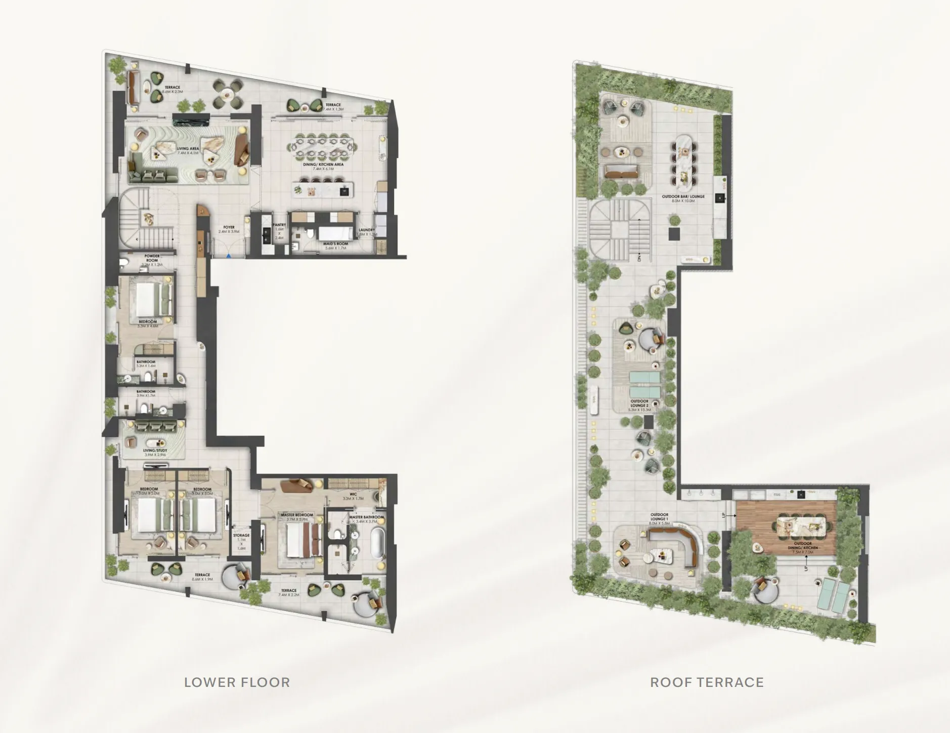 4 BR layout at Orise