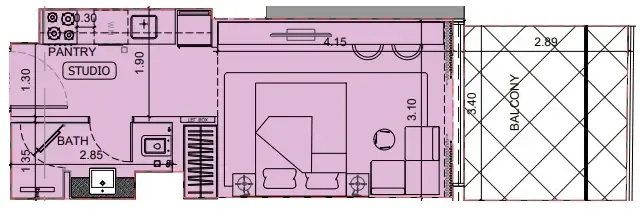 0 BR layout at Project Maybach