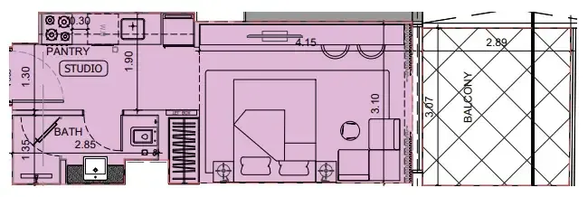0 BR layout at Project Maybach