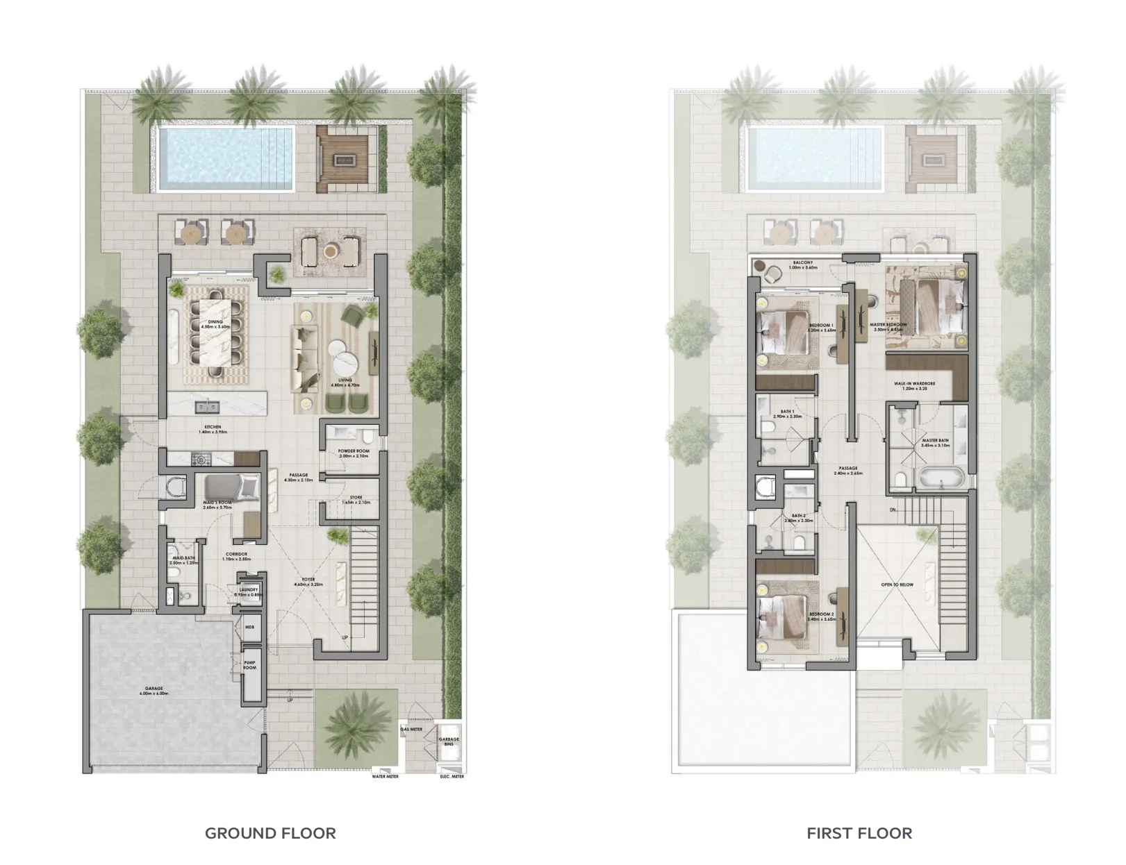 3 BR layout at Serro