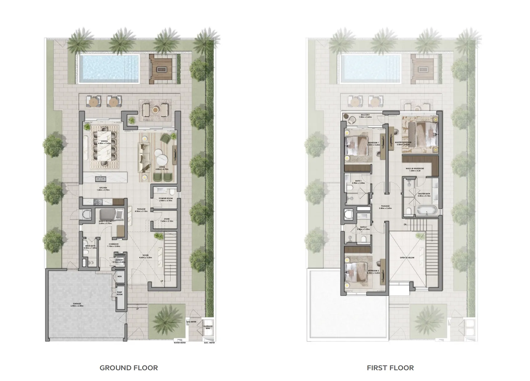 3 BR layout at Serro 2