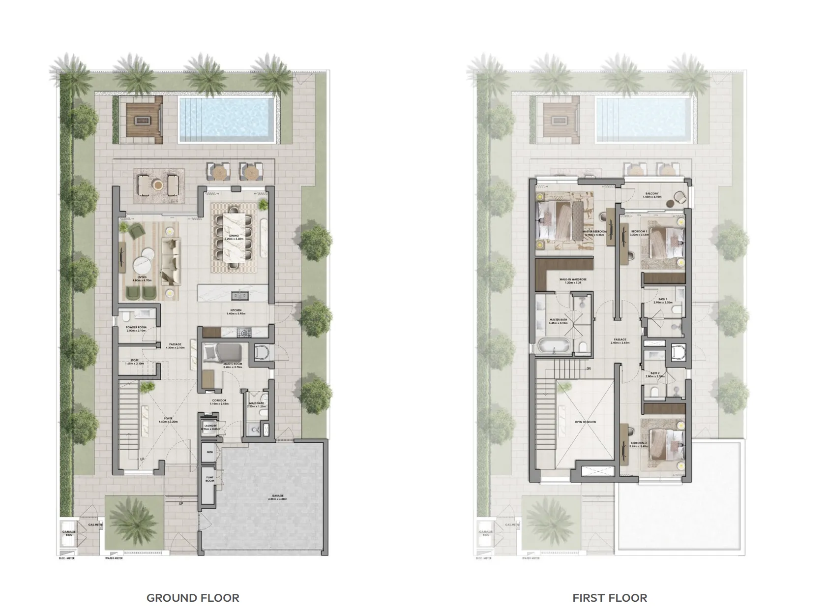3 BR layout at Serro