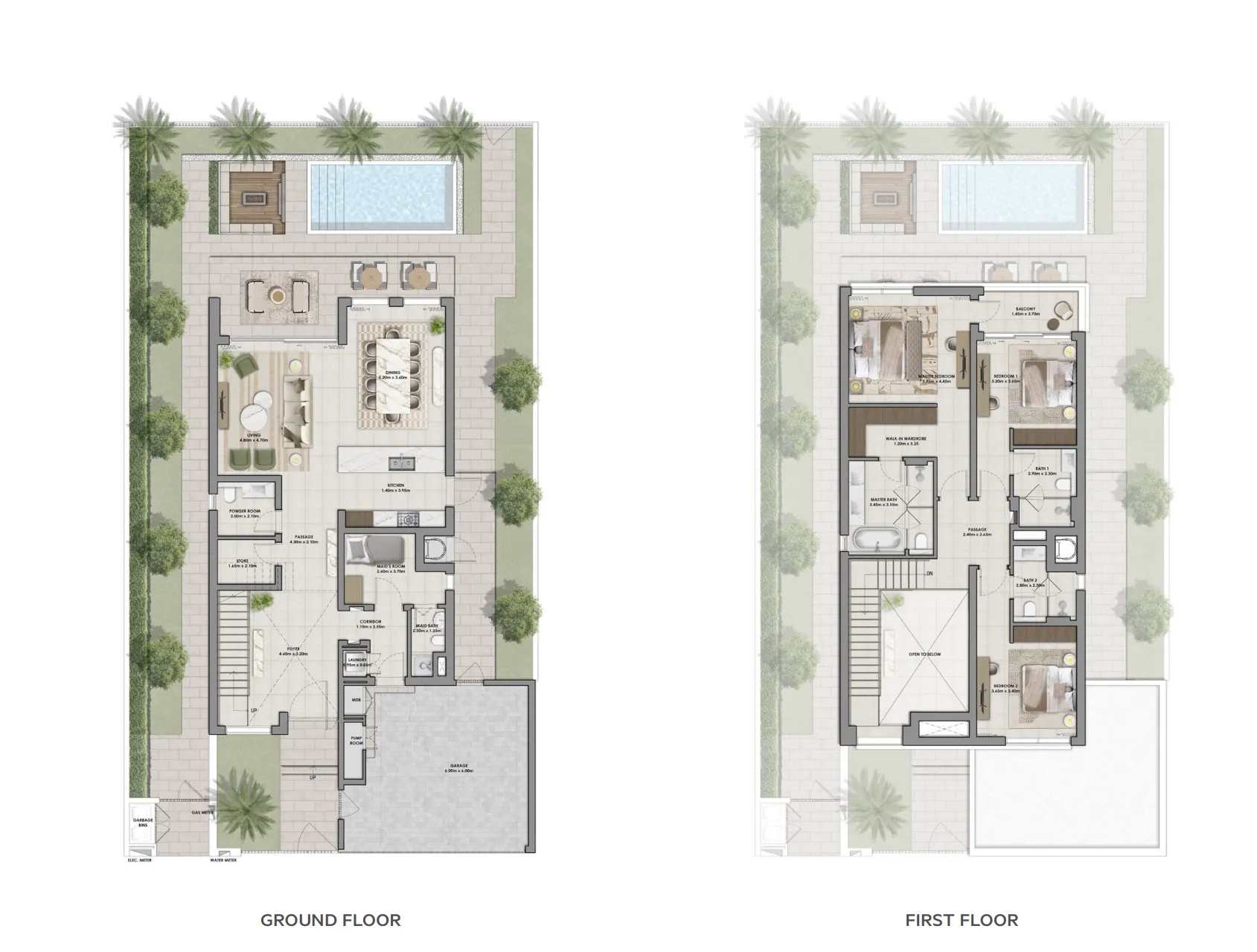 3 BR layout at Serro 2