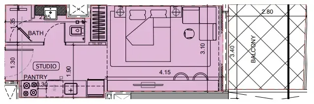0 BR layout at Project Maybach