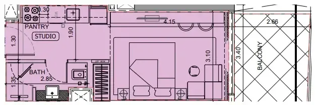 0 BR layout at Project Maybach