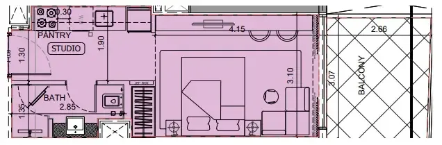 0 BR layout at Project Maybach